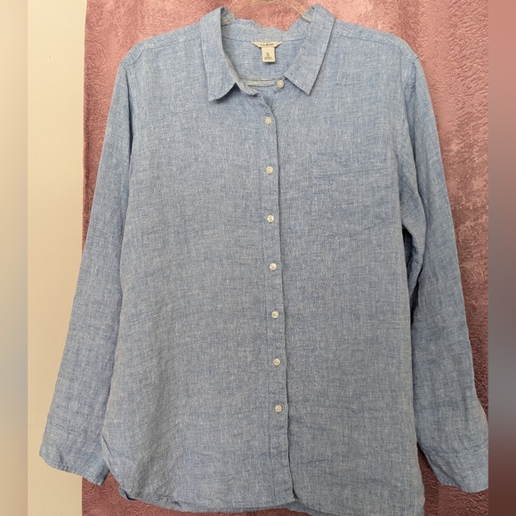 Ll Bean Linen Shirt